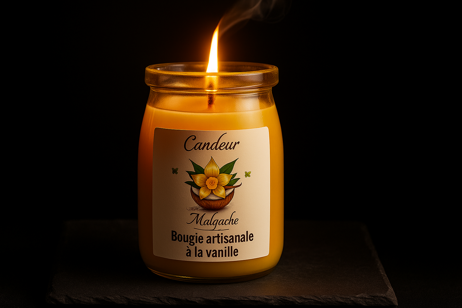 Bougie parf. vanille – PM