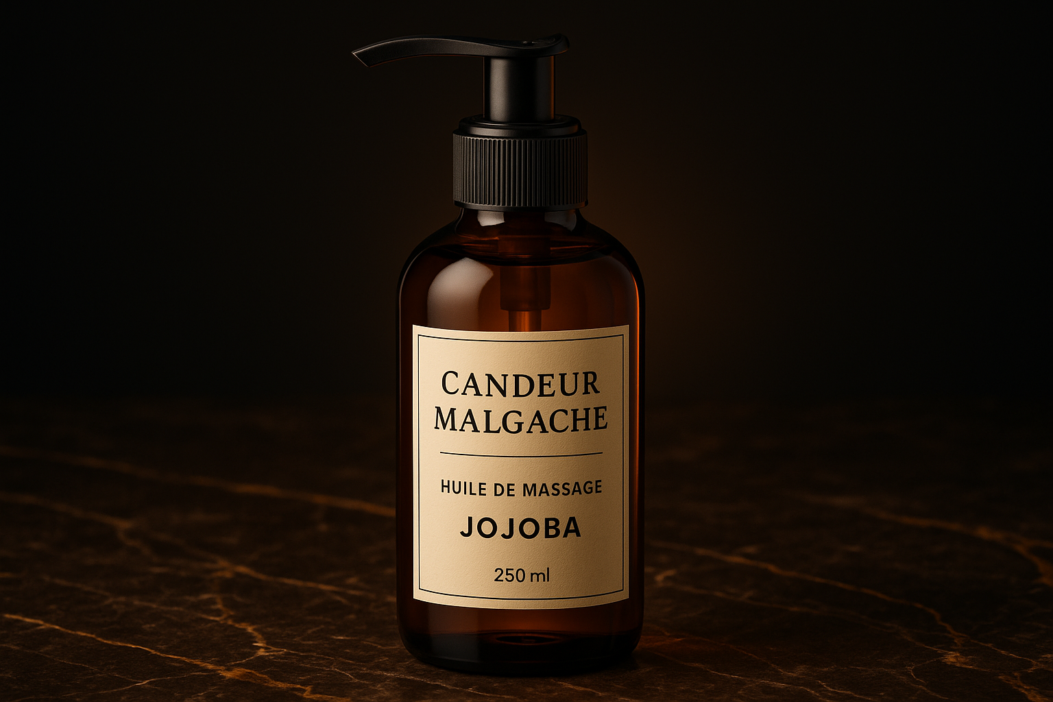 Huile massage vanille (100 ml)