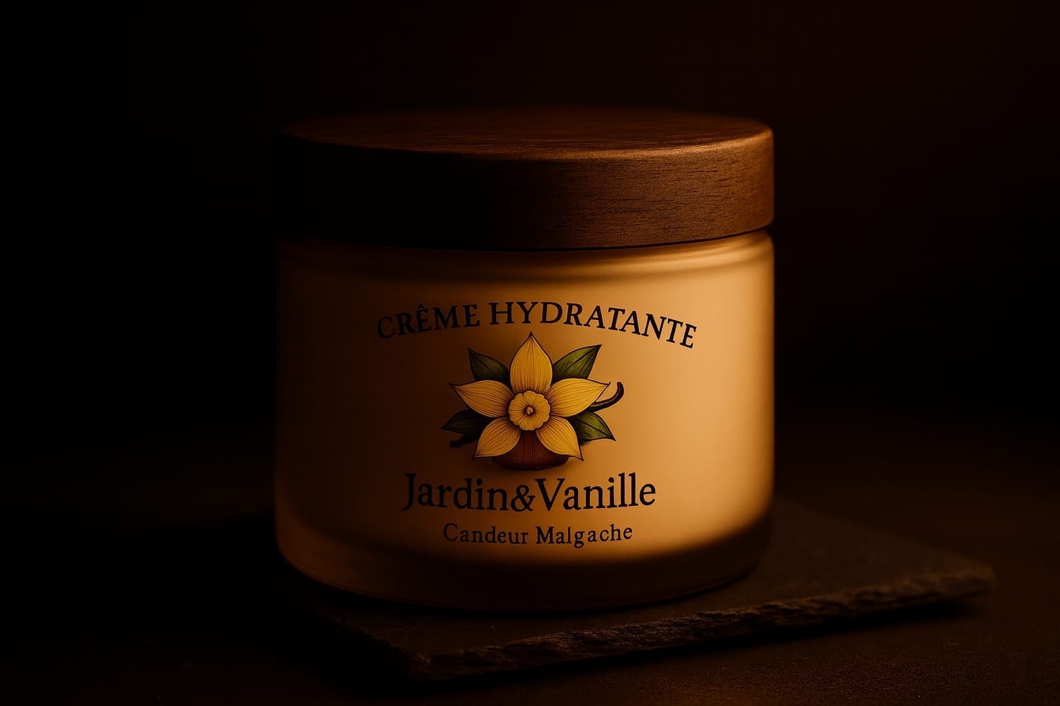 Crème hydratante à la vanille